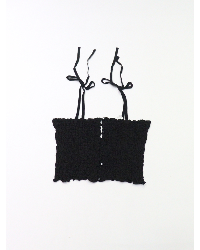 PHEENY�i�t�B�[�j�[)PS26-CS20 Shrink Lace Frill Camisole