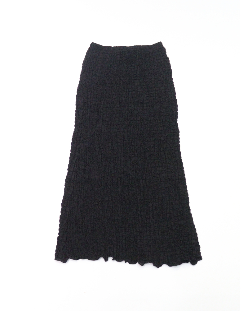 PHEENY�i�t�B�[�j�[)PS26-CS22 Shrink Lace Frill Skirt