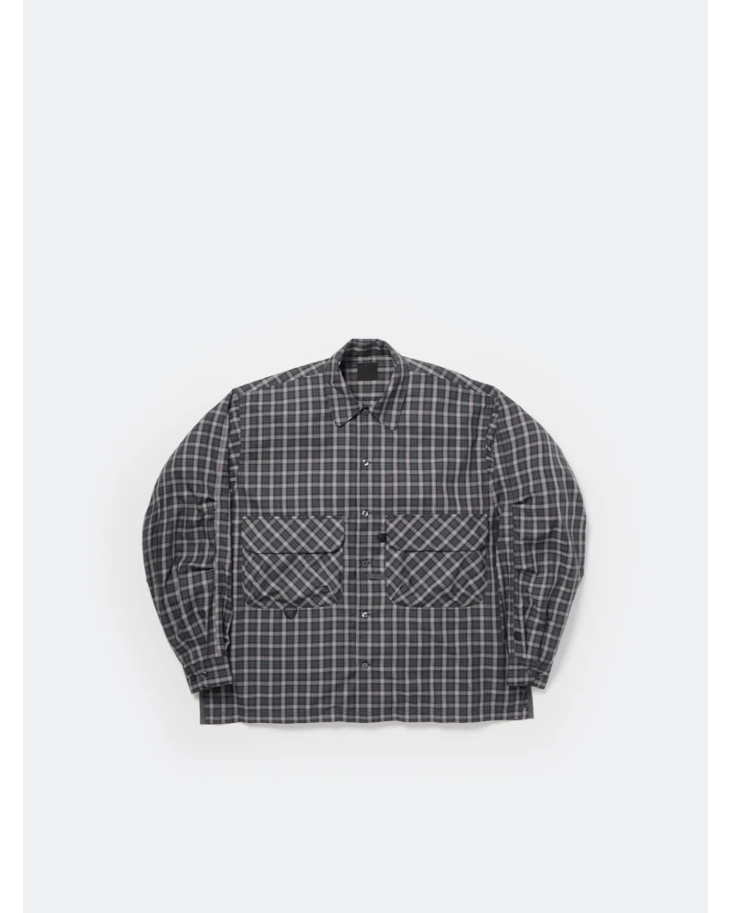 DAIWA PIER39�i�_�C���s�A 39) BE-82026 TECH SPORTS OPEN COLLAR SHIRT L/S GREN PLAID