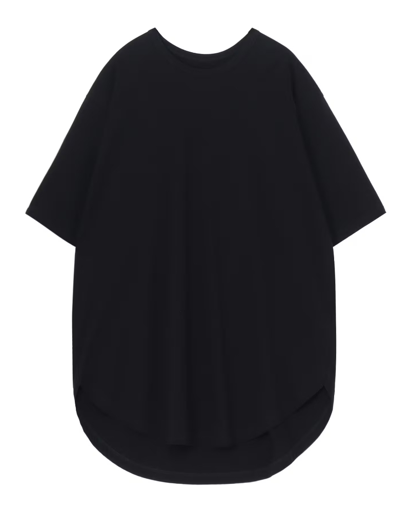 Ground Y�i�O���E���h ���C)GA-T05-040 COTTON JERSEY HEM ROUND JUMBO T-SHIRT SHORT SLEEVES