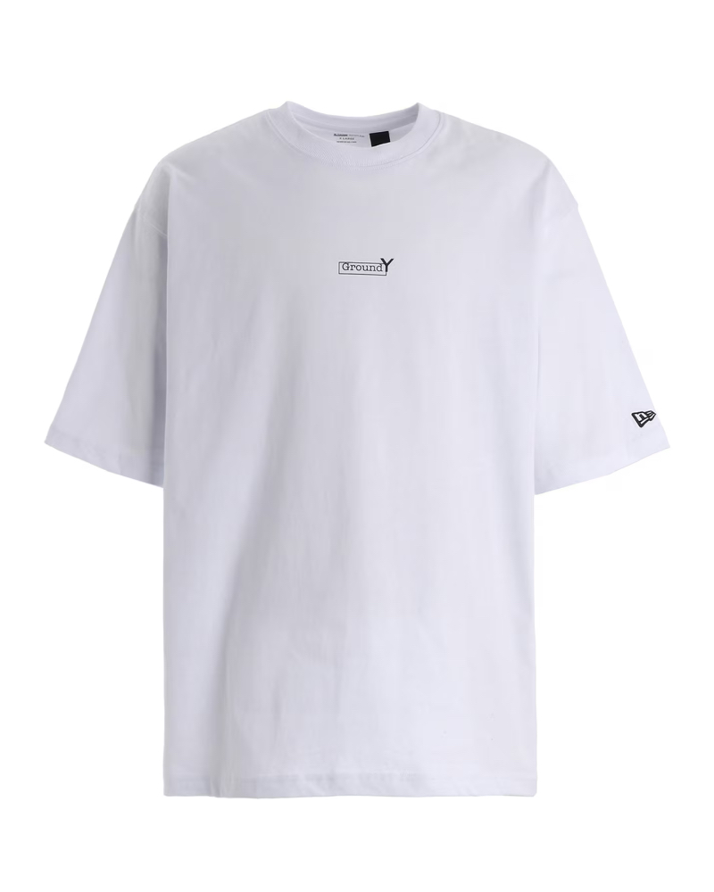Ground Y�i�O���E���h ���C)GK-T90-090 Ground Y�~NEW ERA Ground Y BOX LOGO SHORT SLEEVE T