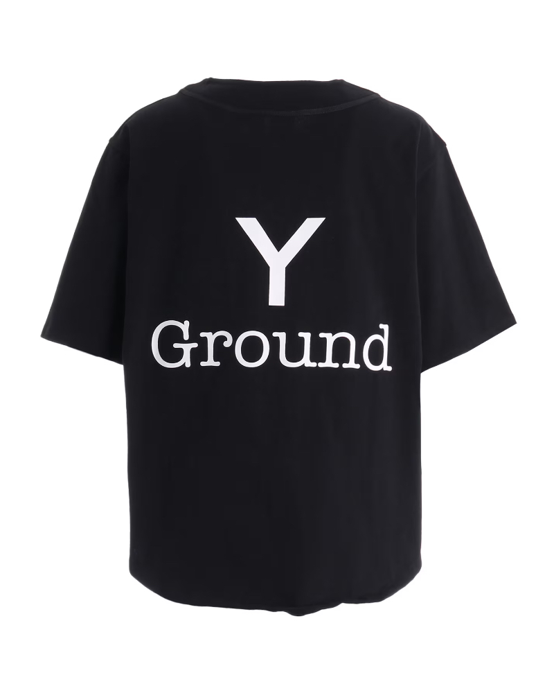 Ground Y�i�O���E���h ���C)GK-T91-090      Ground Y�~NEW ERA Ground Y BACK LOGO BASE BALL SHIRT