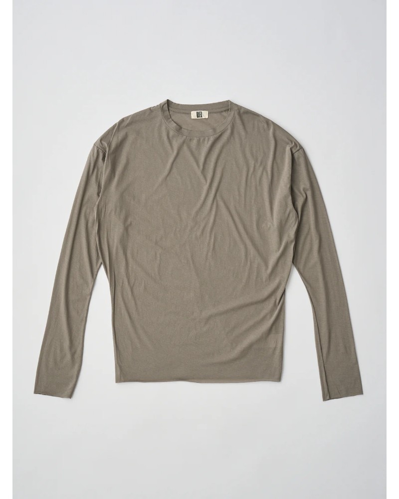 unfil�i�A���t�B���jWXSP-UW121 TWISTED COTTON SHEER JERSEY LONG SLEEVE TEE