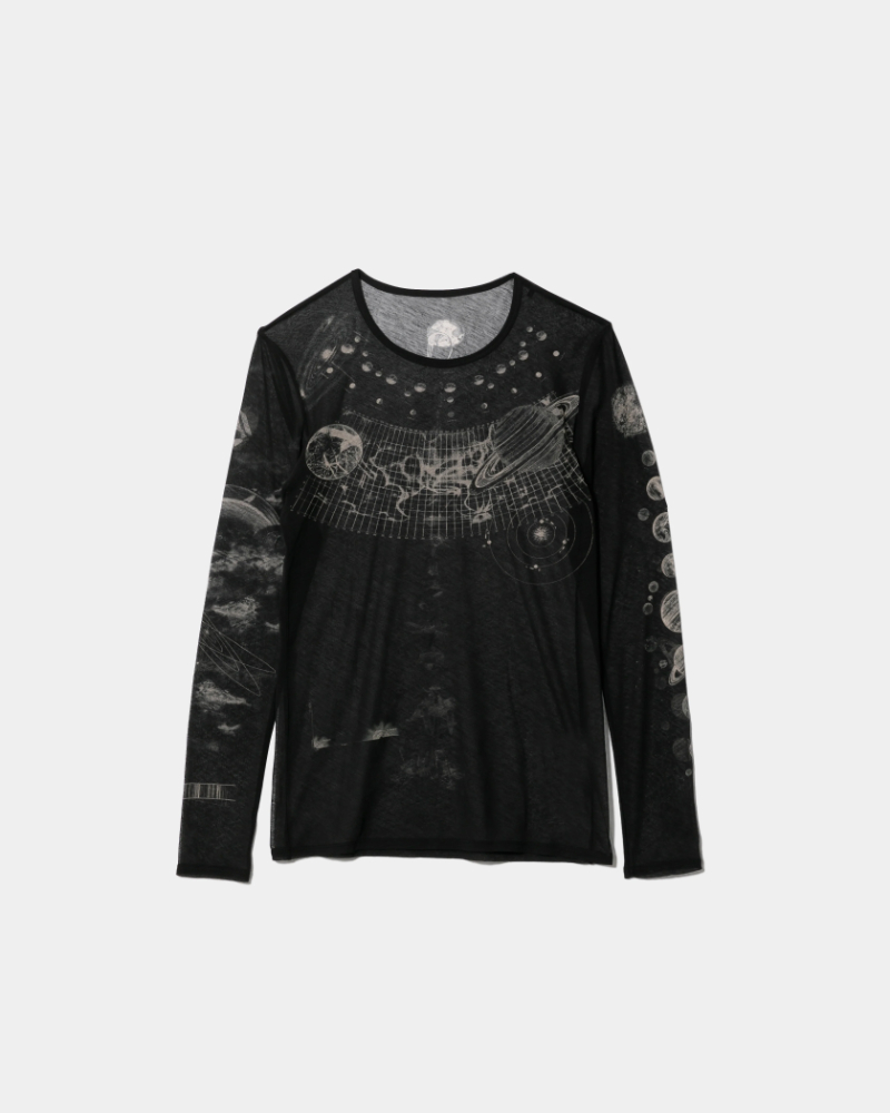 beautiful people (�r���[�e�B�t���s�[�v��) 1616310025 cosmos sheer jersey crew neck top