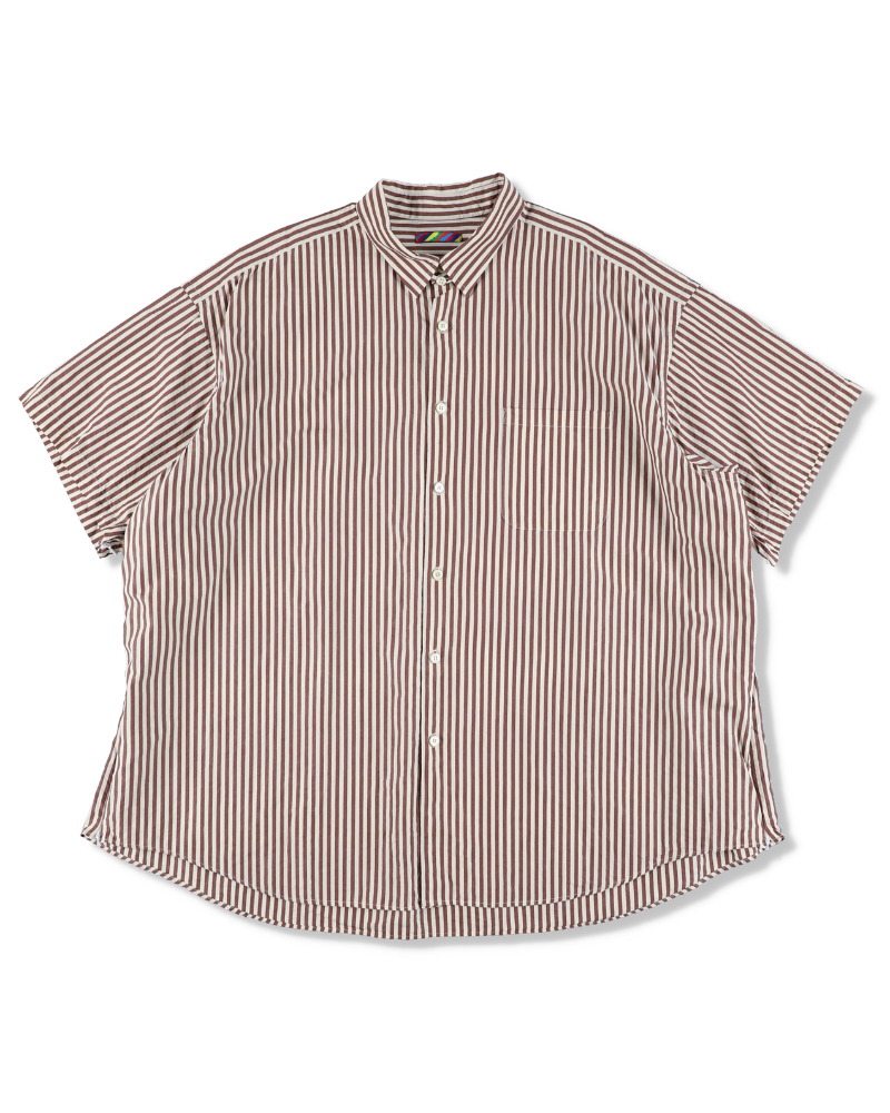 is-ness�i�C�Y�l�X) 26SS_28_1008SSSH02  Tab Color Vent Short-Sleeve Shirt