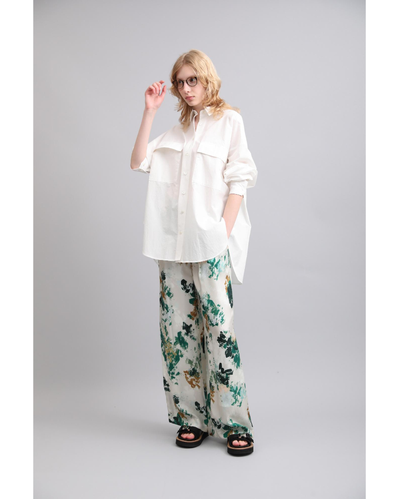SACRA�i�T�N���j126112071 HIGH COUNT COTTON TUMBLE SHIRT