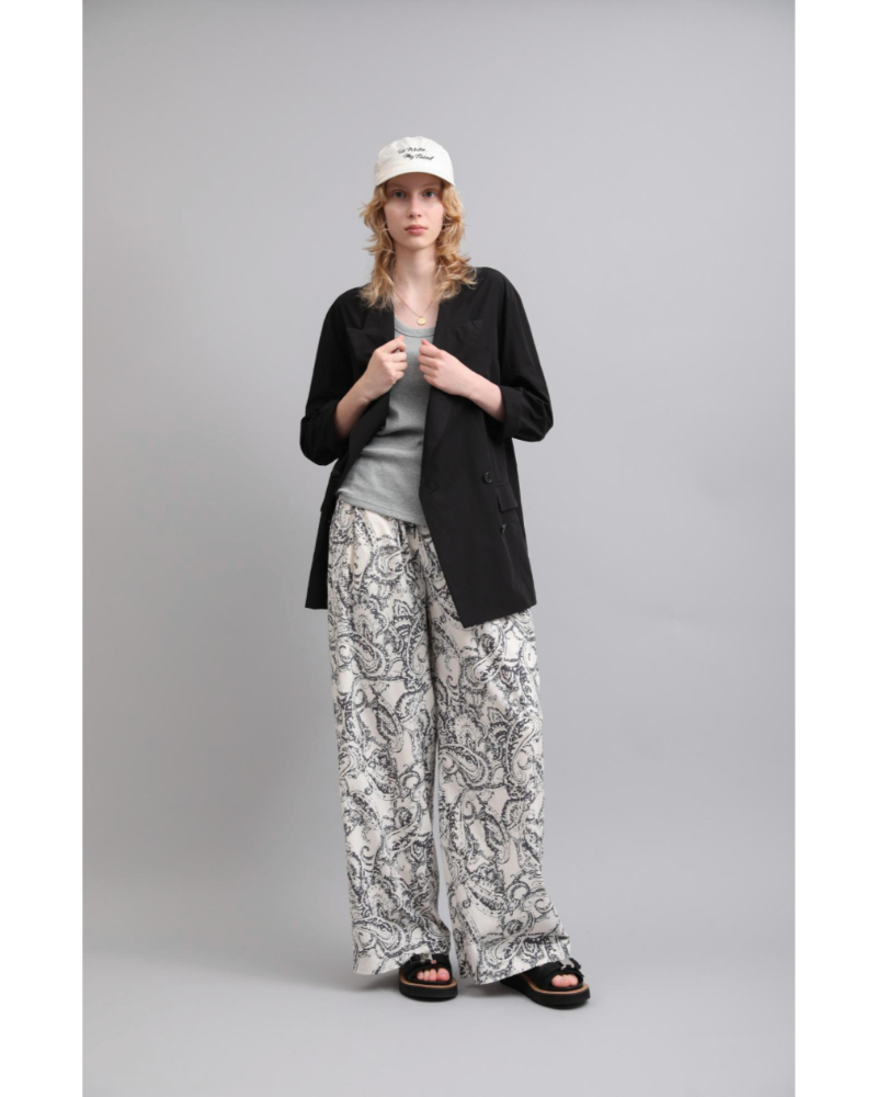 SACRA�i�T�N���j126119111 BLURRED PAISLEY PANTS