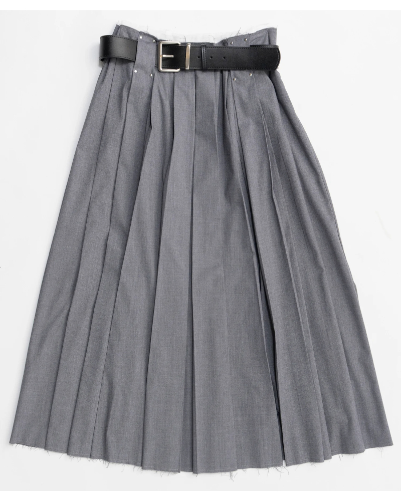  MAISON SPECIAL�i���]���X�y�V�����j21261515802 Belted Pleated Skirt
