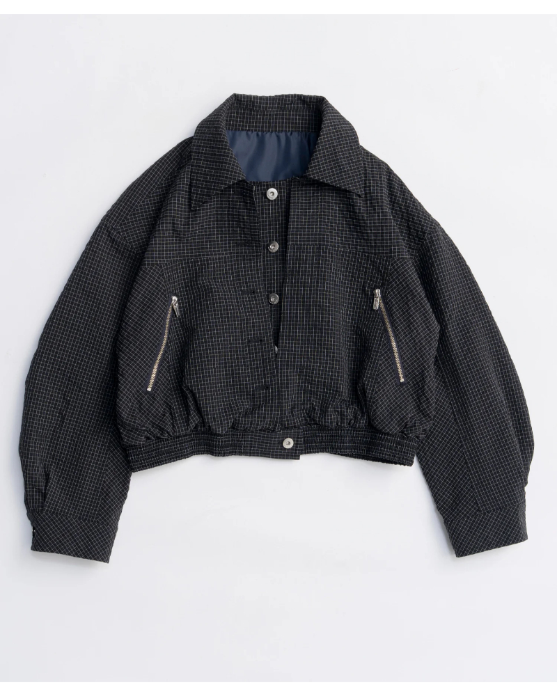 MAISON SPECIAL( ���]�� �X�y�V����) 21261215307 Layered Check Blouson