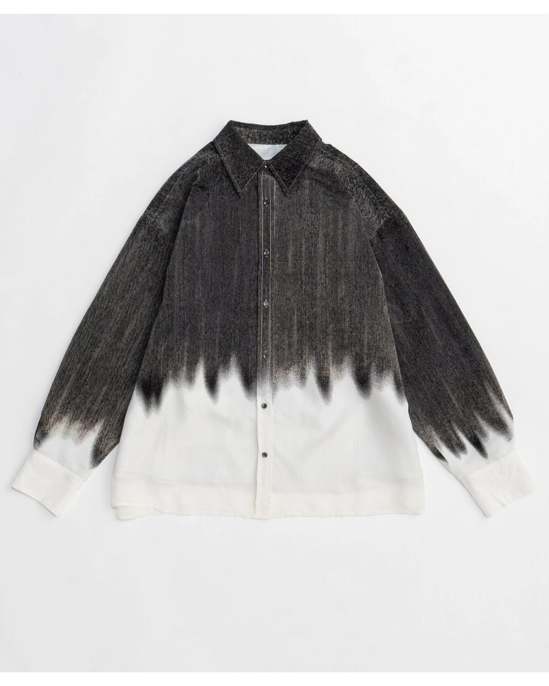 MAISON SPECIAL( ���]�� �X�y�V����)21261315804 Flocky Denim Shirt