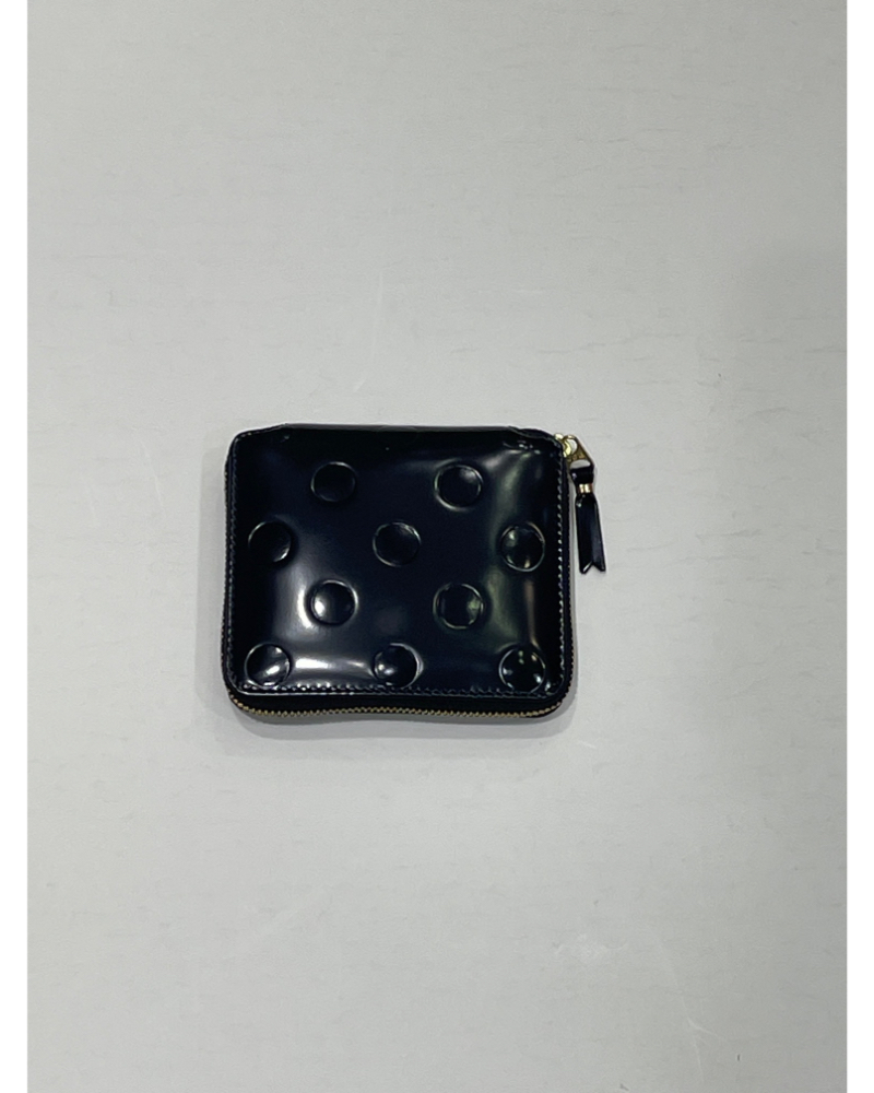 COMME des GARCONS Wallet�i�R���f�M�����\���E�H���b�g�jSA2100NE DOTS EMBOSSED LEATHER LINE
