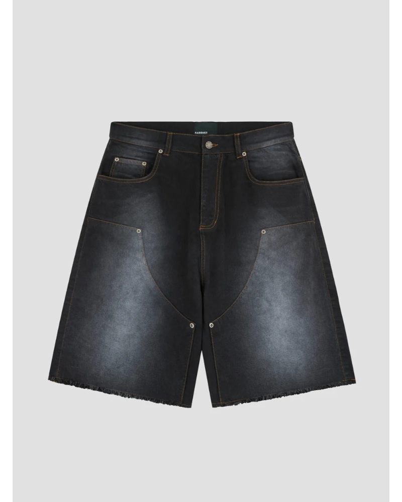 RASSVET (���X�x�[�g) PACC18P004 SUN DYED BAGGY DENIM SHORTS 