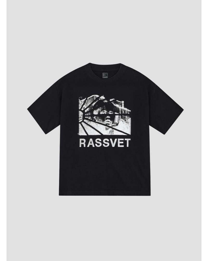 RASSVET (���X�x�[�g)  PACC18T001 HERITAGE LOGO TEE 