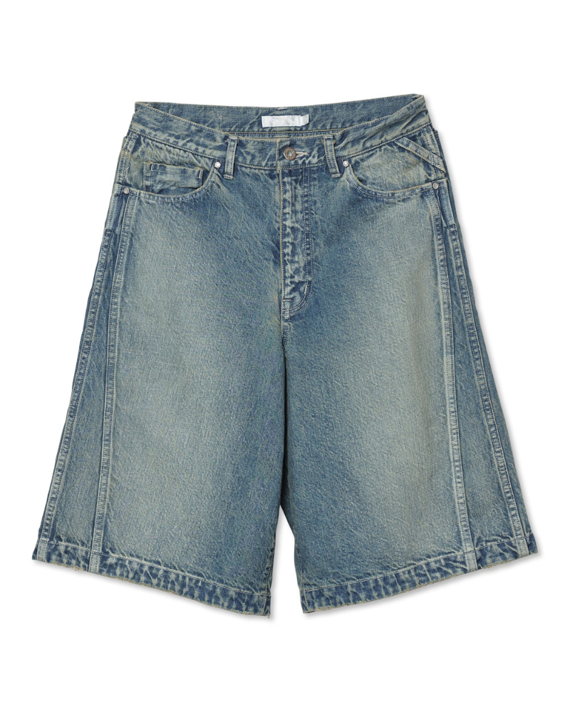 ROTOL�i���g��)  R26SPEM52 Triple Seams 6P Denim Shorts Damage