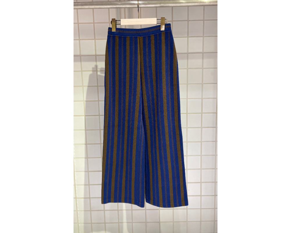 PHEENY�i�t�B�[�j�[�jPS26-CS09  Pile Border Relaxed WIde  Pants