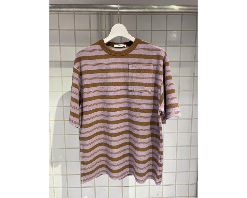 PHEENY�i�t�B�[�j�[)PS26-CS11  Pile Border Pocket Tee