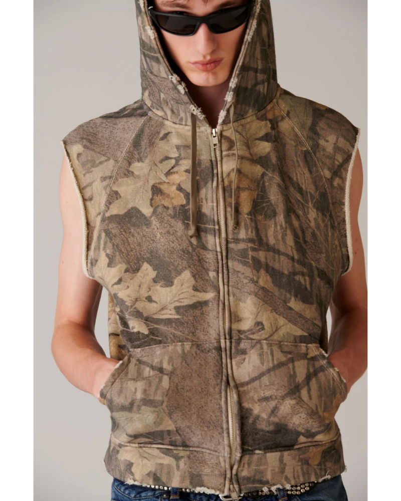 INSCRIRE�i�A���X�N���A) IC261DAI26SSBC5B Sleeveles Hoodie