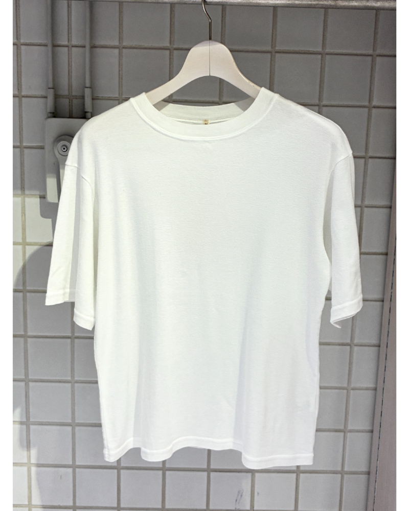 babaco�i�o�o�R) BA01-CR51 Cotton/Silk Basic Loose T