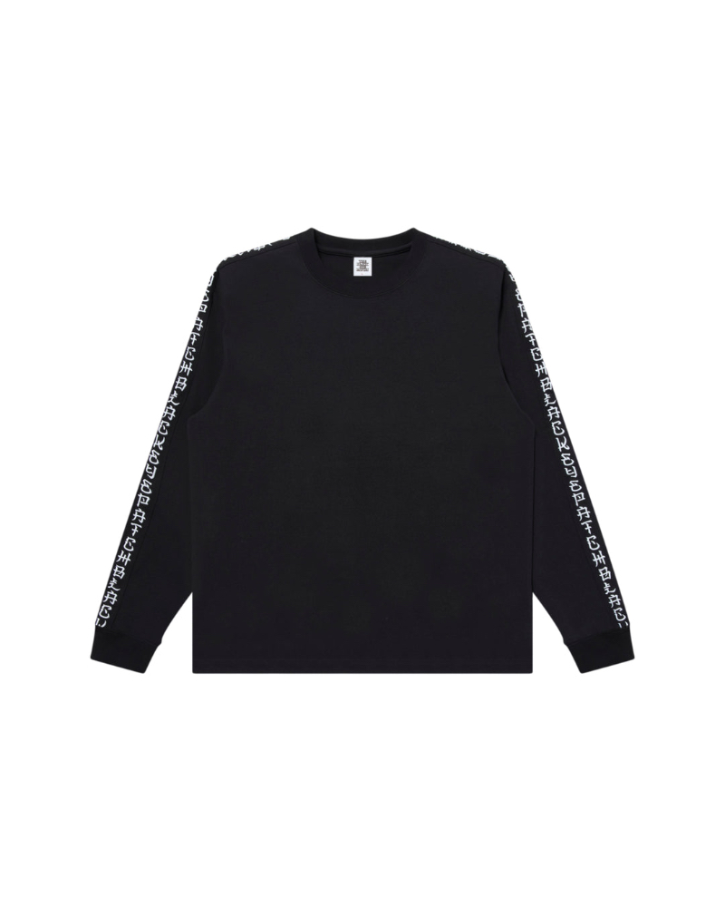 BlackEyePatch�i�u���b�N�A�C�p�b�`�jBEPSS26LT05 KANJI SLEEVES EMBROIDERED L/S TEE