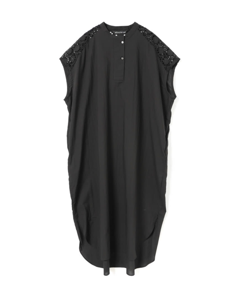 mizuiroind�i�~�Y�C���C���h�j2-250105 lace shoulder long OP