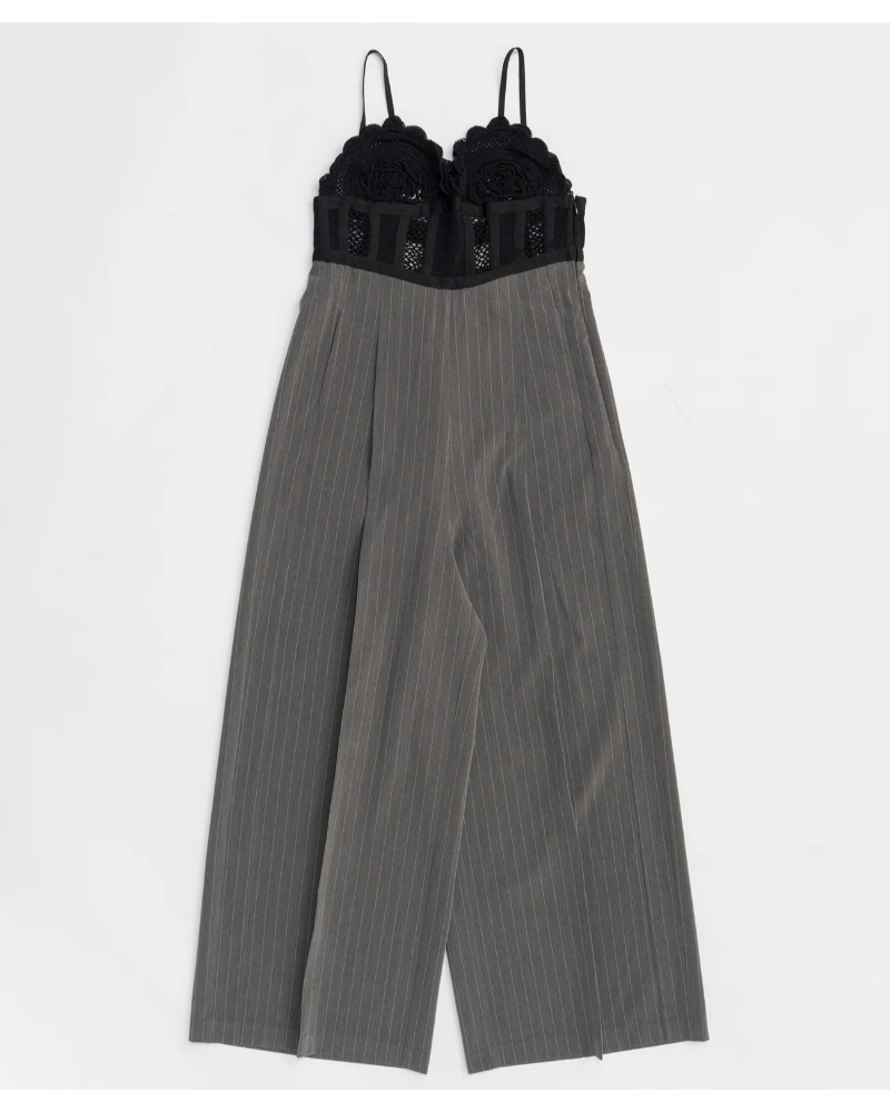 MAISON SPECIAL�i���]���X�y�V�����j21261265203 Crochet Bustier Jumpsuit