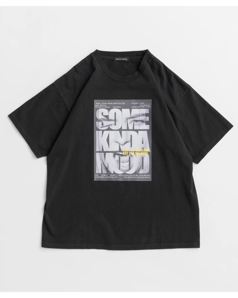 MAISON SPECIAL( ���]�� �X�y�V����)  21261415312 SOME KINDA MOOD T-Shirt