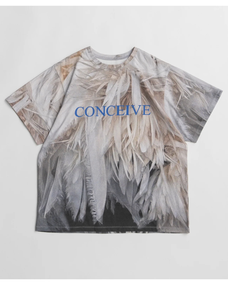 MAISON SPECIAL( ���]�� �X�y�V����)  21261415317 Fabric Photo Over T-Shirt
