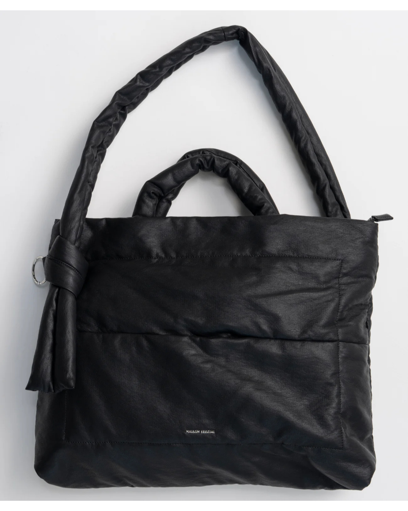 MAISON SPECIAL( ���]�� �X�y�V����)  21261615506 Vegan Leather Big Pillow Bag
