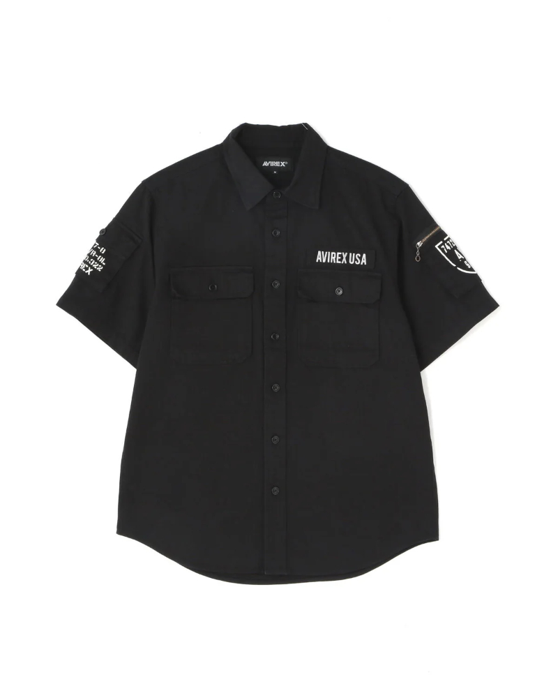 AVIREX�i�A���B���b�N�X�j7835923001 BASIC FATIGUE SHORT SLEEVE SHIRT