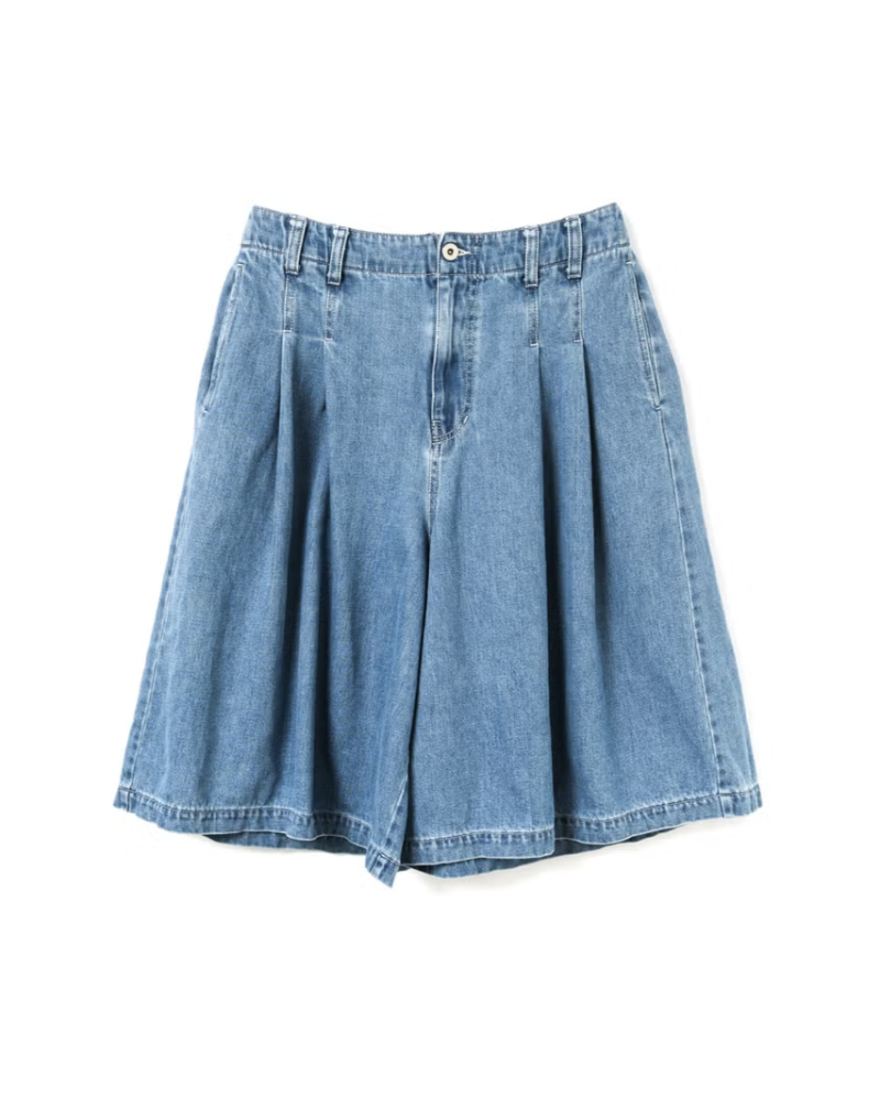 mizuiroind�i�~�Y�C���C���h�j1-260096BL high waist wide half PT