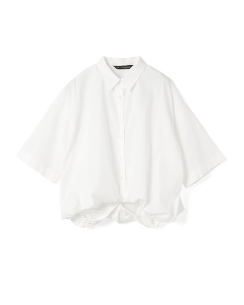 mizuiroind�i�~�Y�C���C���h�j2-230128 half slv ballon shirt
