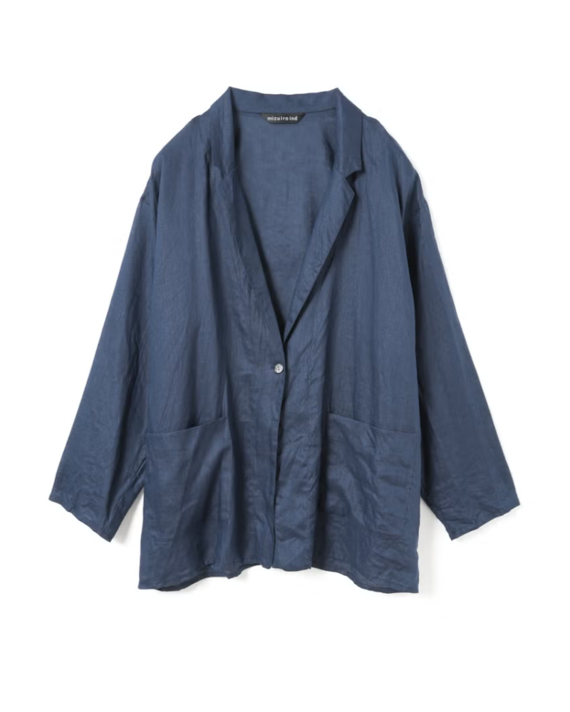 mizuiroind�i�~�Y�C���C���h�j2-230116 linen wide shirt JK