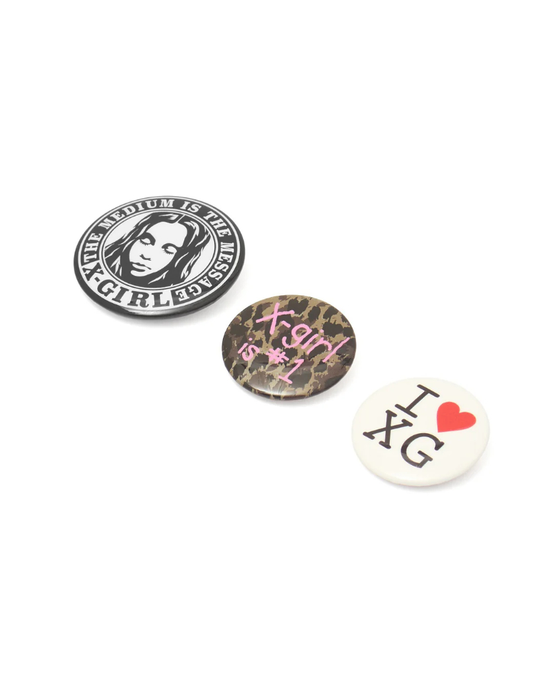 X-girl�i�G�b�N�X�K�[���j105262054015 BUTTON BADGE SET