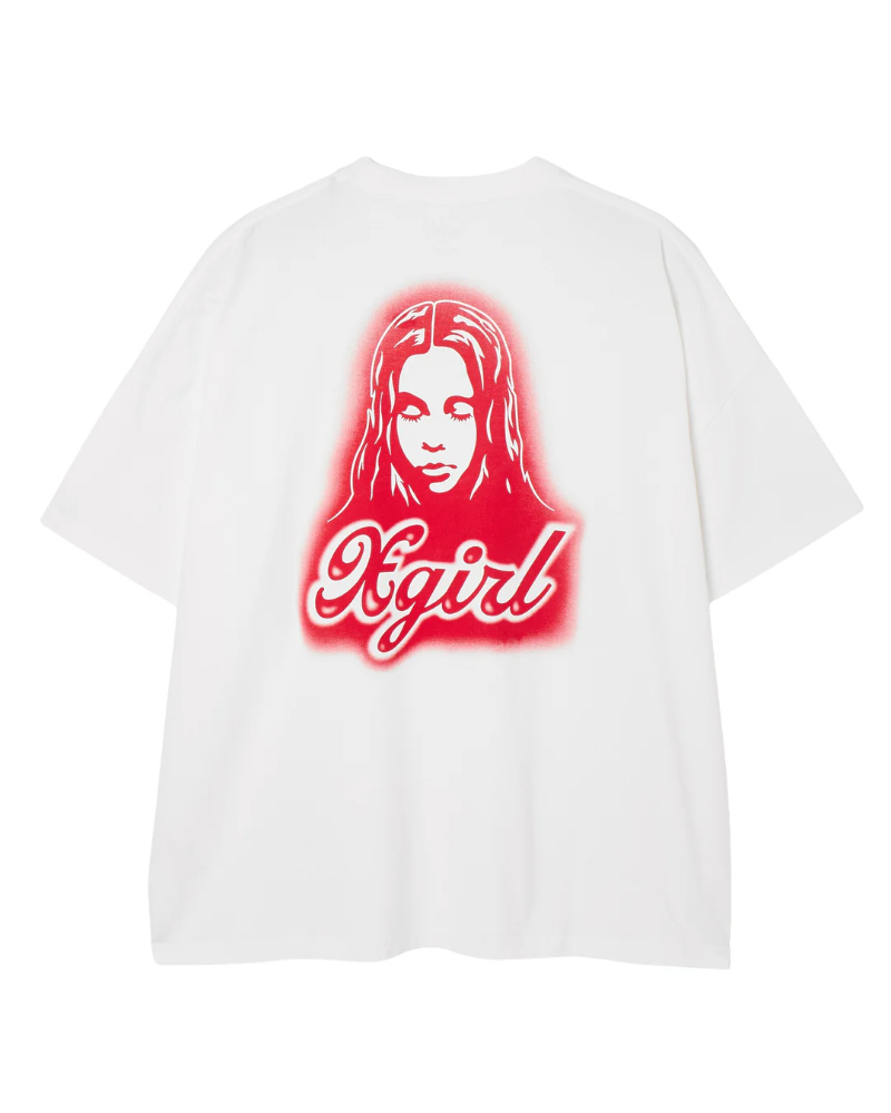 X-girl�i�G�b�N�X�K�[���j105262041011 SPRAY FACE S/S BIG TEE DRESS
