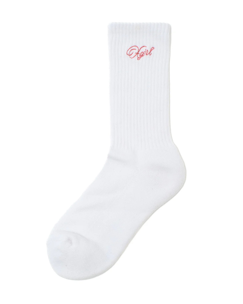 X-girl�i�G�b�N�X�K�[���j105261054003 SCRIPT LOGO ONE POINT SOCKS