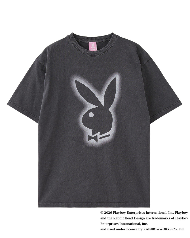 X-girl�i�G�b�N�X�K�[���j105261011027 PLAYBOY �~ X-girl FADED S/S TEE