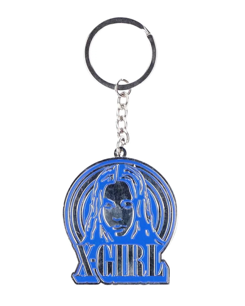 X-girl�i�G�b�N�X�K�[���j105233054003 CIRCLE BACKGROUND FACE LOGO KEY CHARM