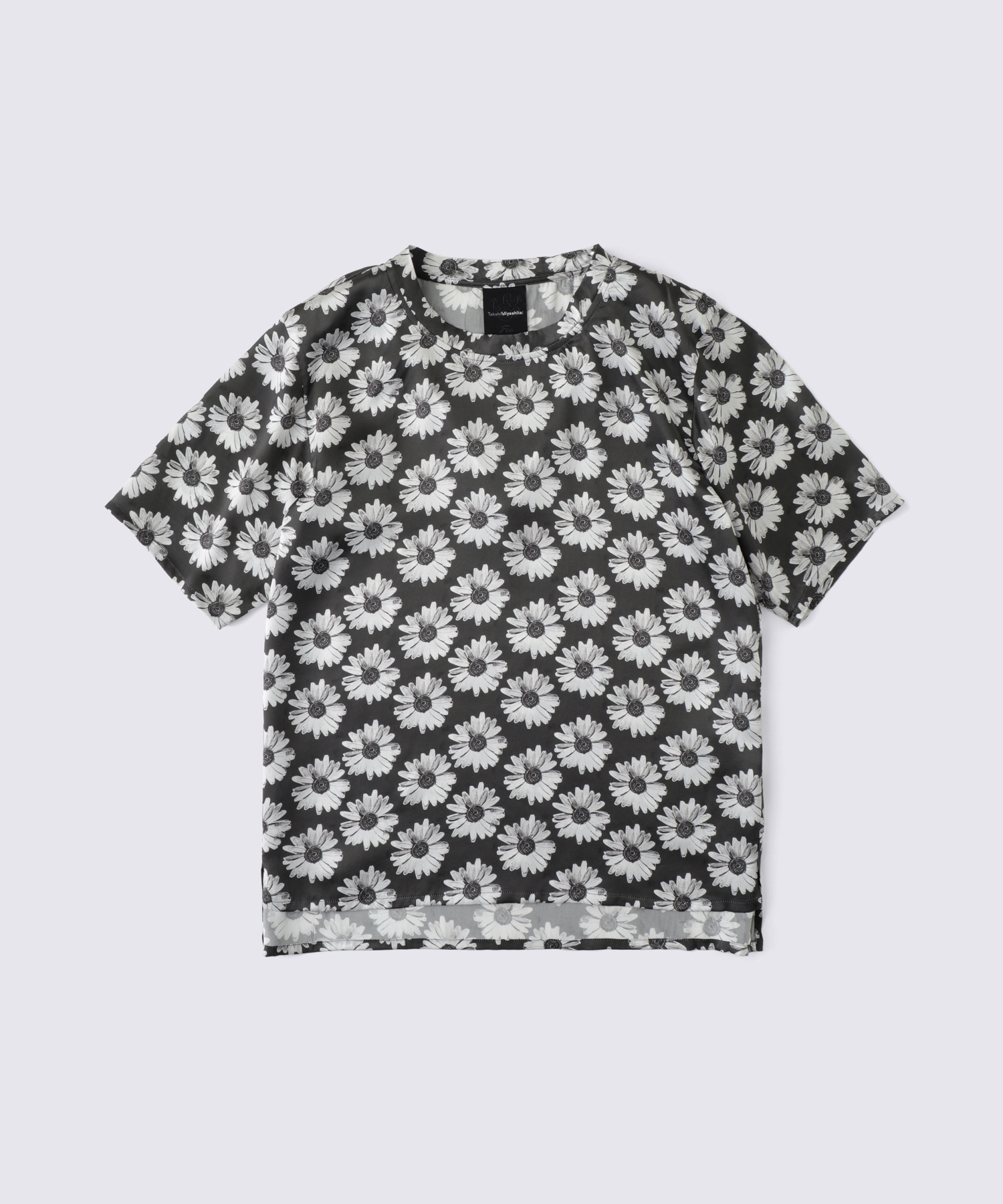  TakahiroMiyashita:FooTokyo�i�^�J�q���~���V�^�F�t�[�g�E�L���E�j26C07PLDSYL823-824 "Silk Satin Pullover T-Shirt" DAISY