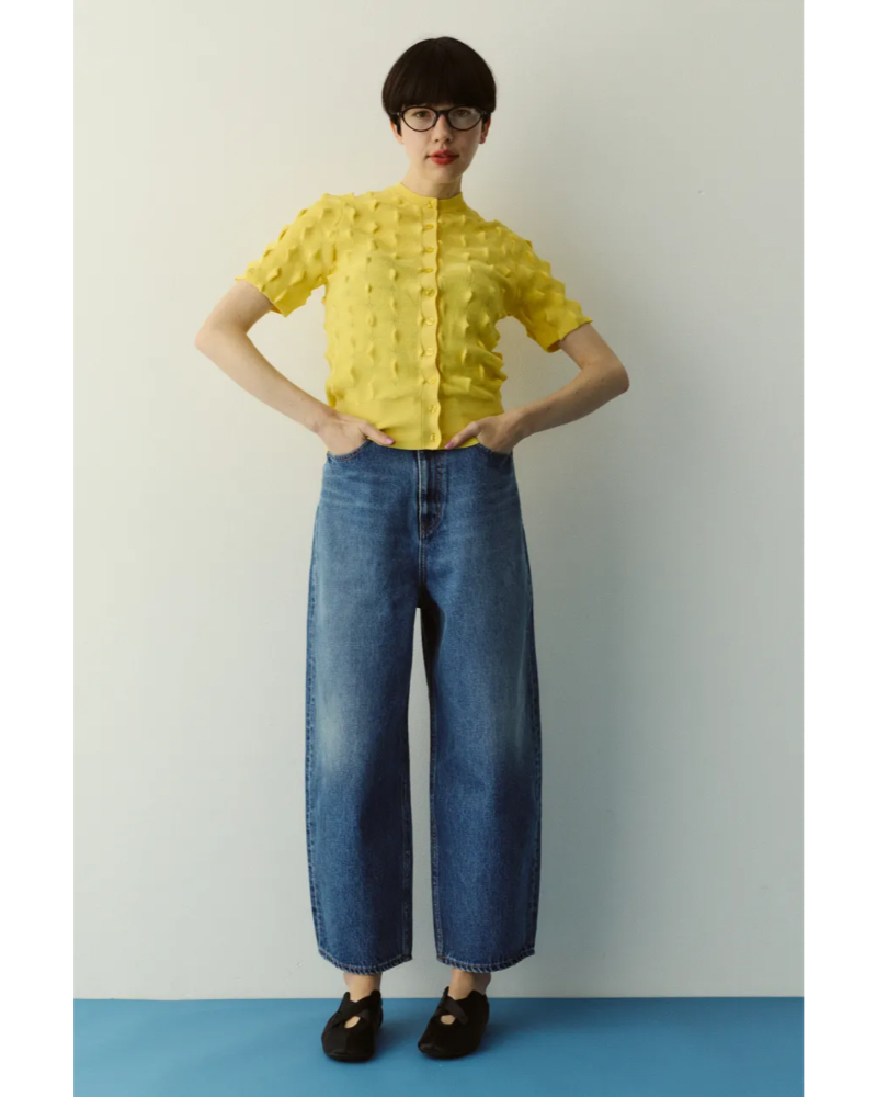 HeRIN.CYE�i�փ����h�b�g�T�C �j530JAM11-0091 straight denim pants