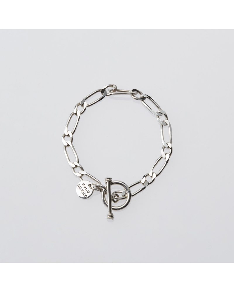 XOLO�i�V�����jXOB009-19 Oval Mutual Link Bracelet -6mm-