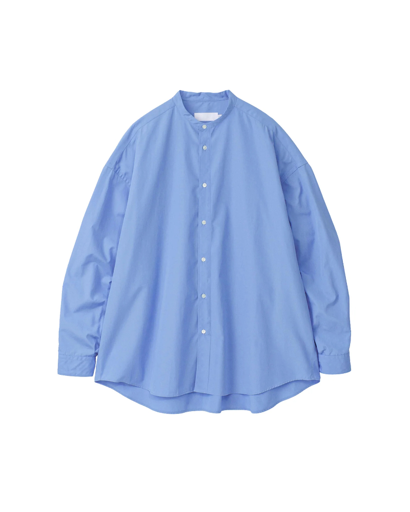 Graphpaper�i�O���t�y�[�p�[ �jGL263-50034B [BASIC] Women's High Count Broad L/S Oversized Band Collar Shirt