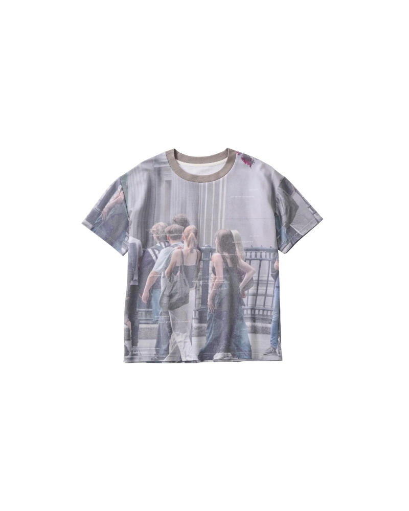 Knuth Marf (�N�k�[�X�}�[�t) KM26SUN08 school graphic tee(unisex)