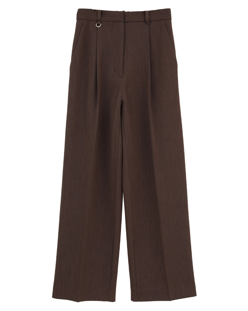 CLANE (�N���l) 11110-7033 2WAY TUCK STRAIGHT PANTS