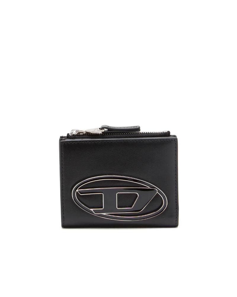 DIESEL (�f�B�[�[��) X09888PR818 Small leather wallet with logo plaque
