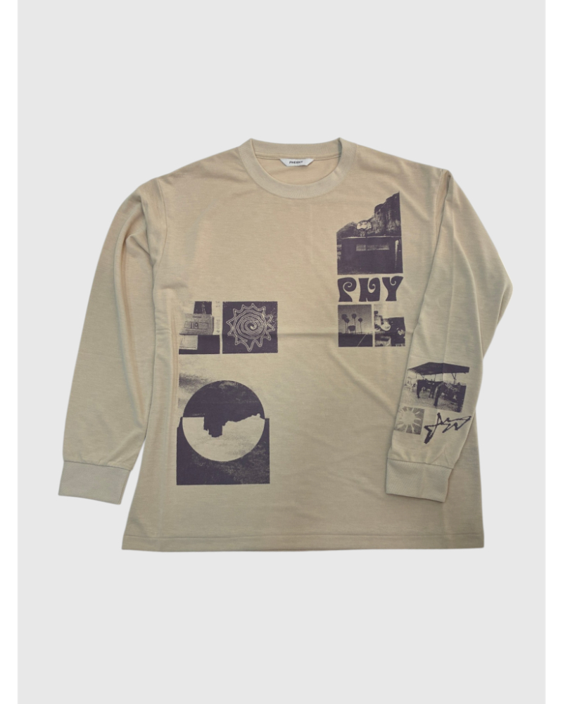 PHEENY�i�t�B�[�j�[)PA26-CS13 Recycled Polyester Journey Photo L/S Tee