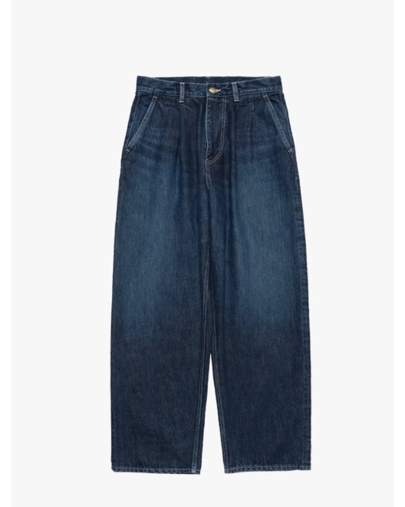 Graphpaper�i�O���t�y�[�p�[ �jGL263-40061DB Selvage Denim Two Tuck Pants-DARK FADE-