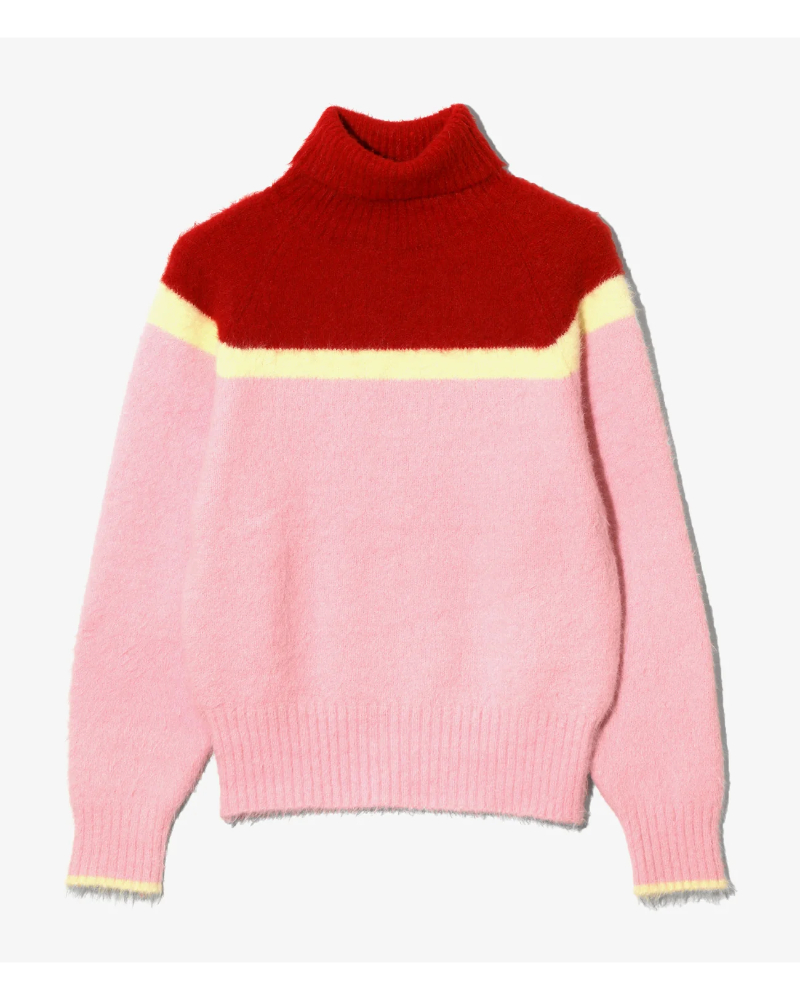 RHODOLIRION(���h�����I��) TX1068 TURTLE NECK SWEATER - CHENILLE YARN