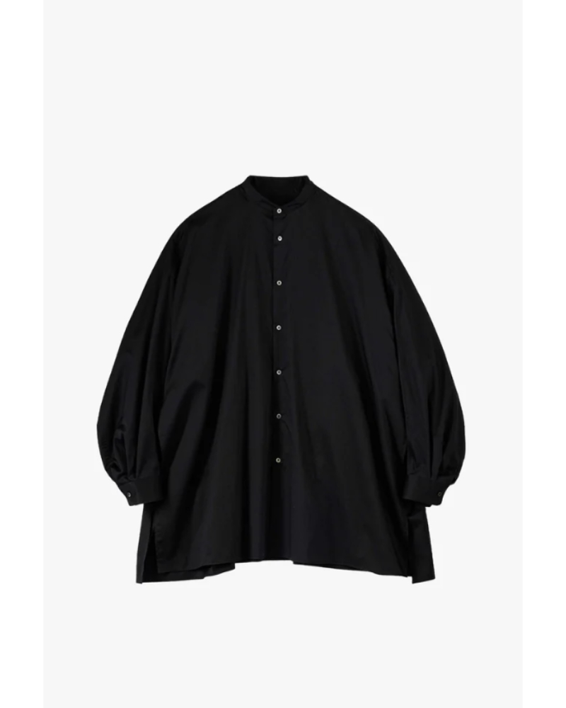 Graphpaper�i�O���t�y�[�p�[ �jGL263-50199 Silicon Poplin Deep Slit Band Collar Shirt