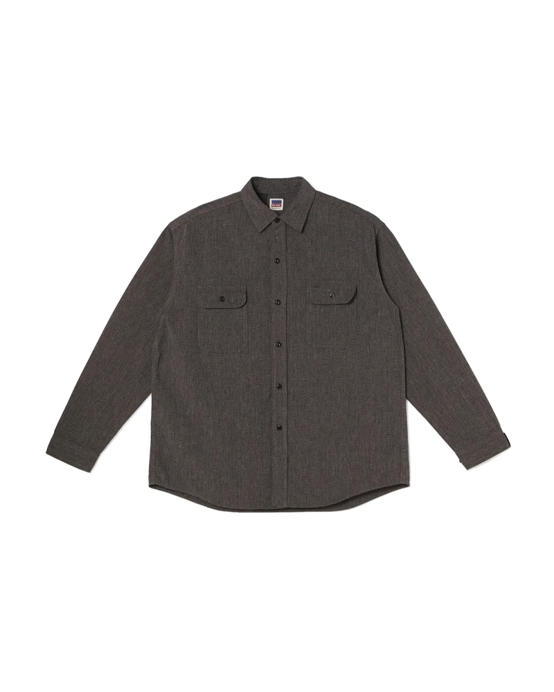 N.HOOLLYWOOD�i�G�k�n���E�b�h) 2262-SH60-026 N.HOOLYWOOD COMPILE �~ BIG MAC / BLACK CHAMBRAY WORK SHIRT