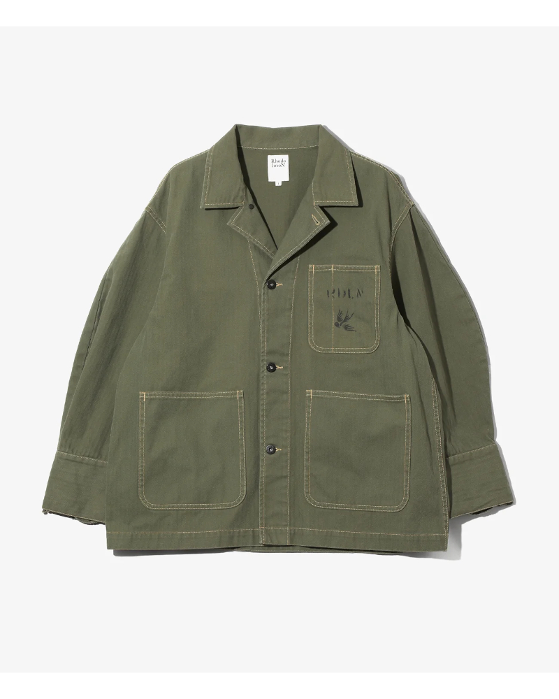 RHODOLIRION(���h�����I��) TX1033 Utility Jacket - Herringbone